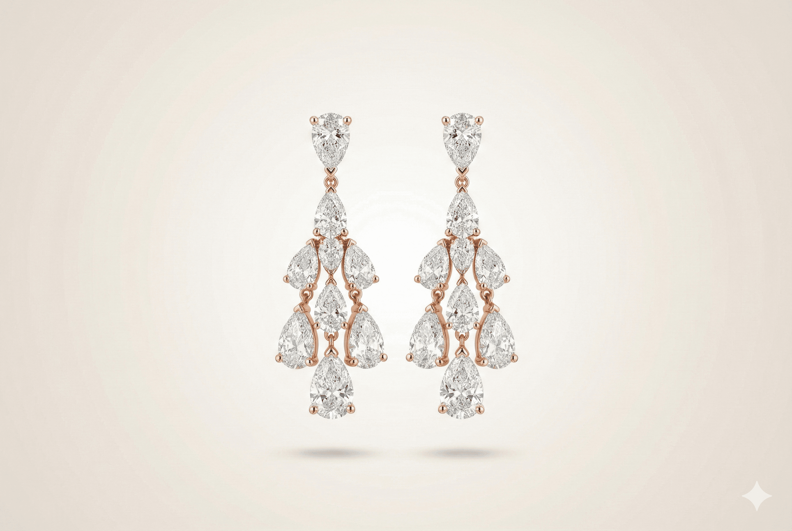 Diamond Drop Earrings