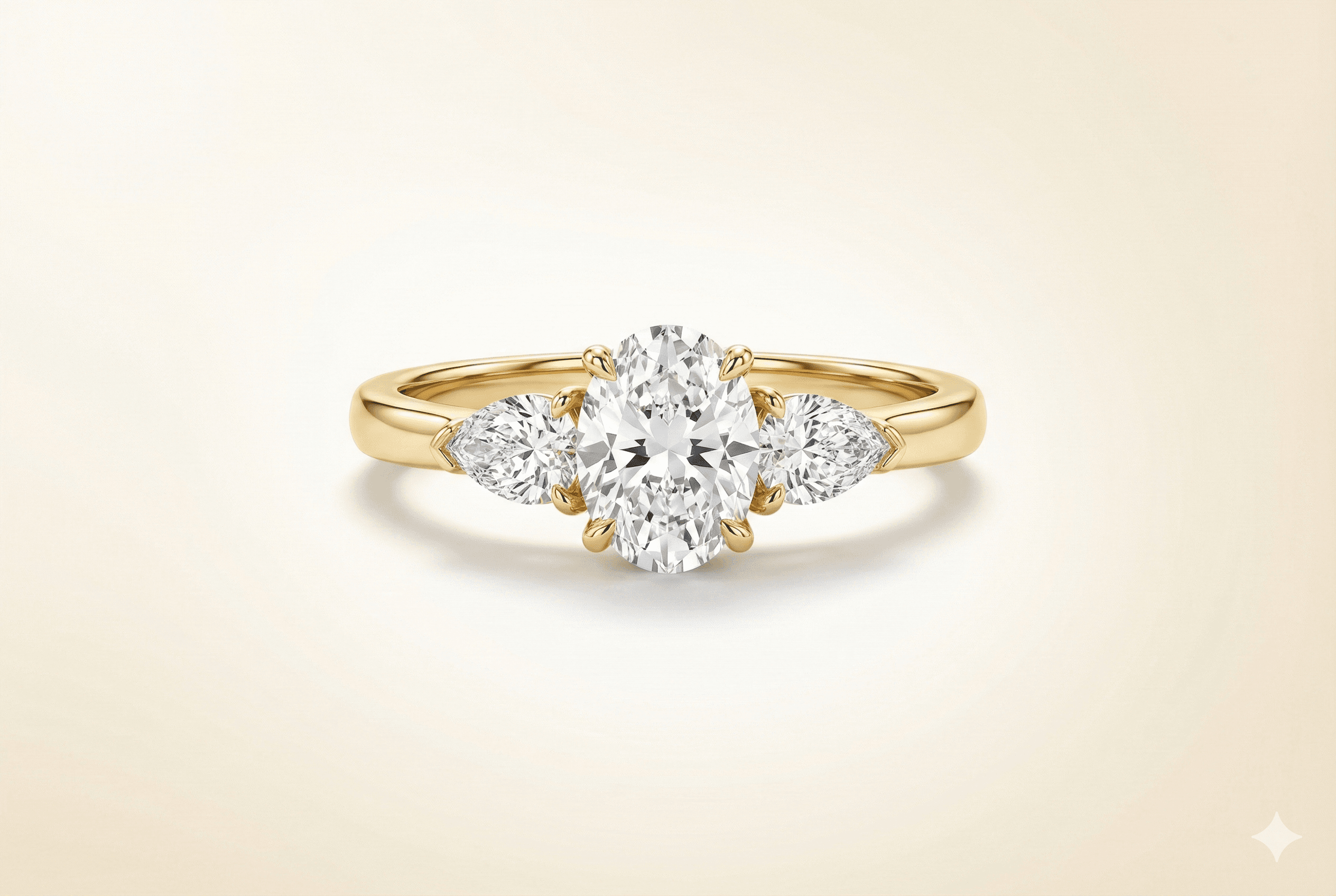 Three Stone Engagement Ring